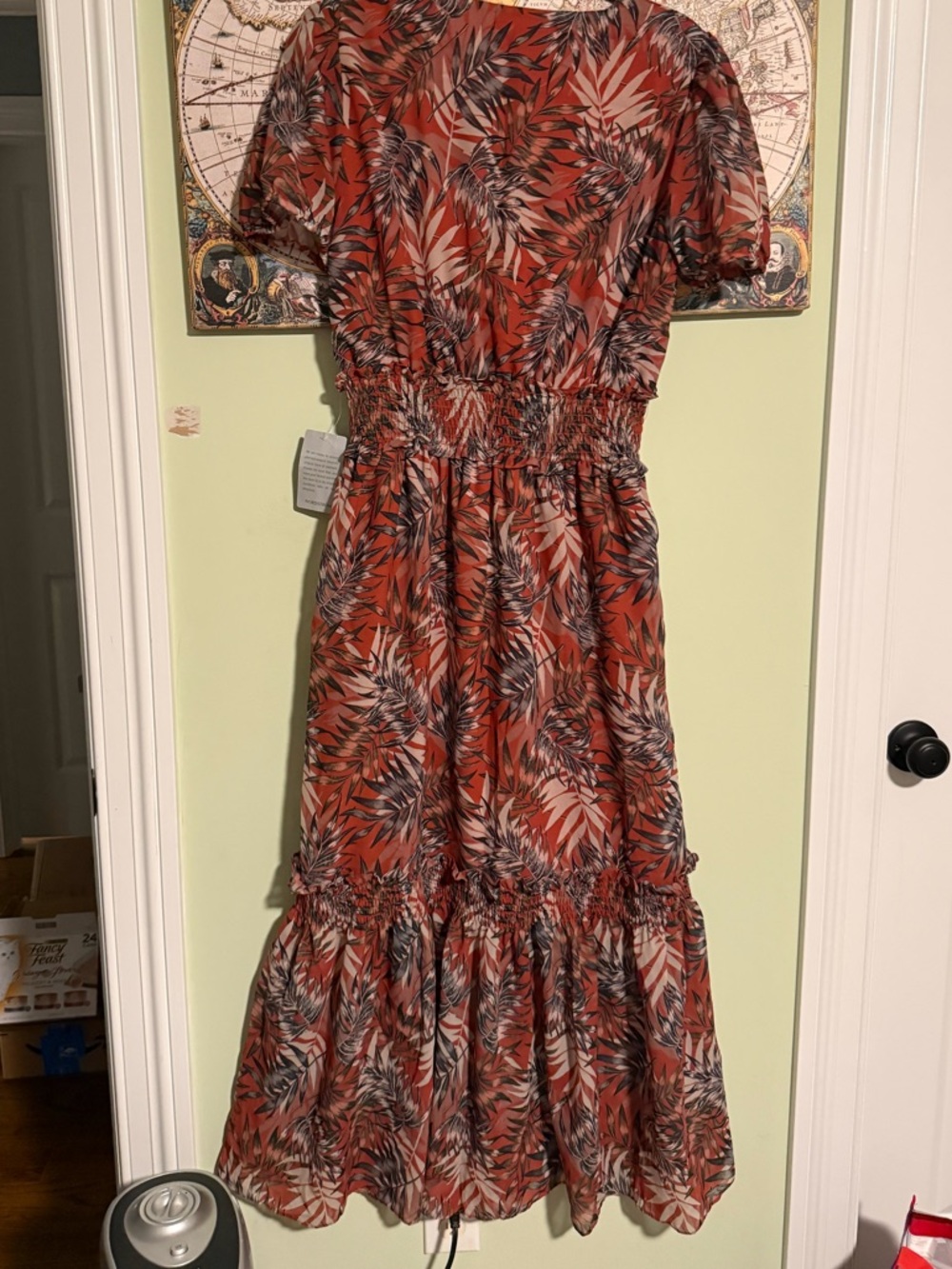 NSR Floral Ruffle Maxi Dress - Picture 7 of 9